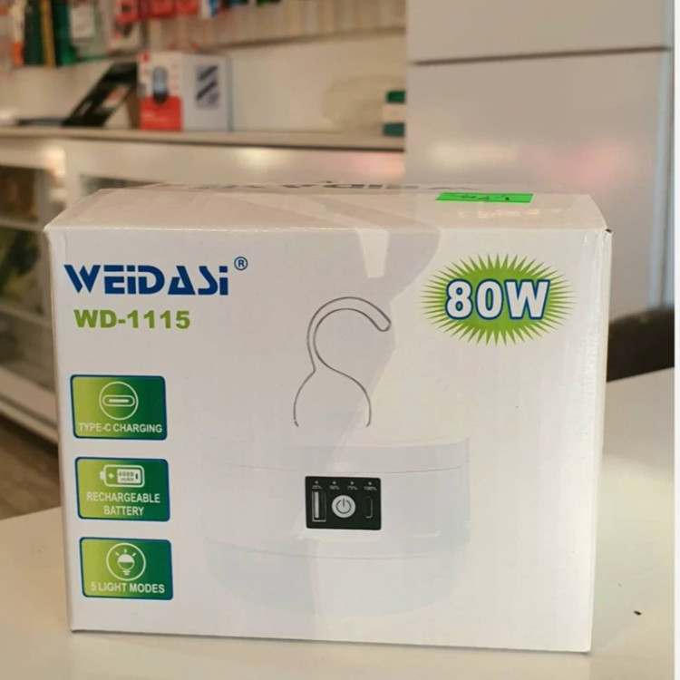 چراغ شارژی ویداسی مدل WD-1115
