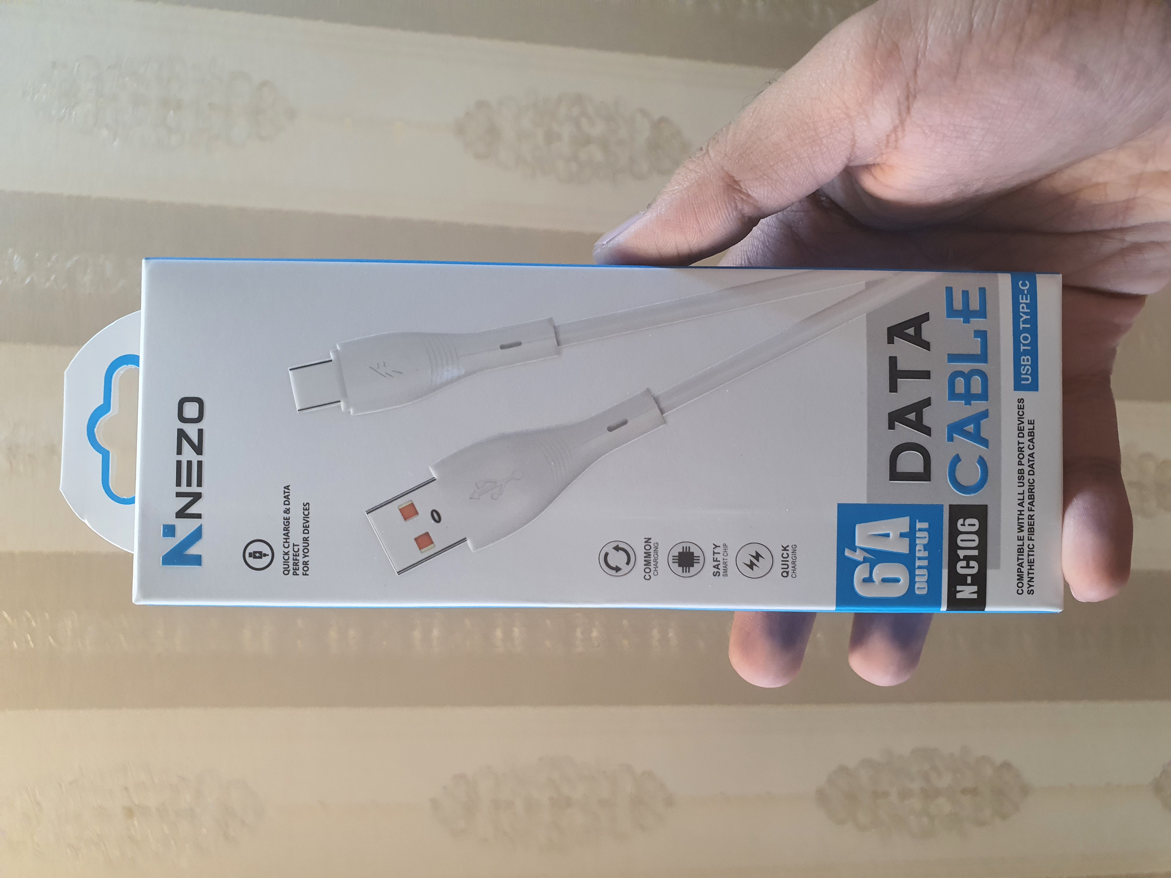 کابل شارژ یو اس بی به تایپ سی کنزو مدل N-C106